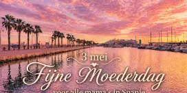 Moederdag fijne dag 3 mei in de haven van Denia