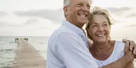 Spain senior couple embracing at the sea 2022 12 16 22 12 35 utc