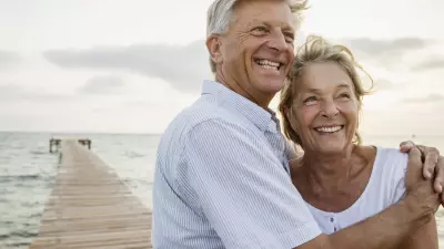 Spain senior couple embracing at the sea 2022 12 16 22 12 35 utc